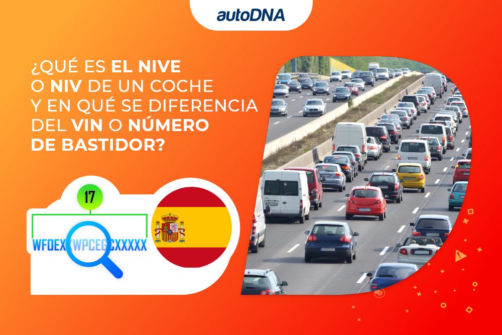 ¿Qué es el NIVEo NIV de un cochey en qué se diferenciadel VIN o númerode bastidor